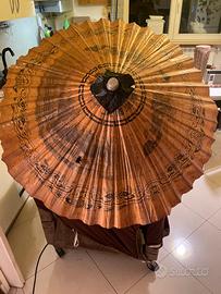 Ombrello di carta di riso cinese vintage