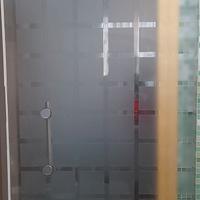 Parete doccia battente in vetro temperato