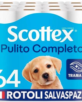 Scottex Pulito Completo Carta Igienica