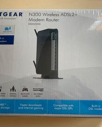 Netgear N300 adsl+ Modem Router DGN2200
