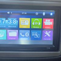 Autoradio 2 Din Android bluetooth con telecomando