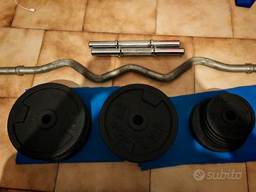 DISCHI DECATHLON 28MM, BILANCIERE Z E MANUBRI 