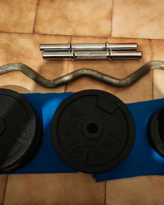 DISCHI DECATHLON 28MM, BILANCIERE Z E MANUBRI 