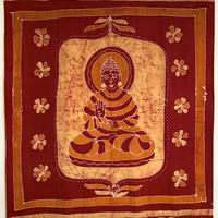 UNICO arazzo indiano in cotone raffigura Budda