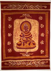 UNICO arazzo indiano in cotone raffigurante Buddha