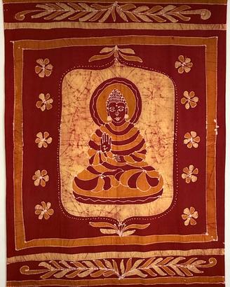 UNICO arazzo indiano in cotone raffigurante Buddha