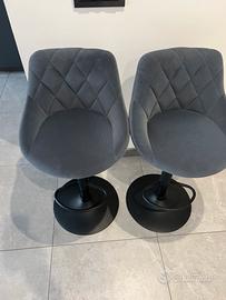 Coppia sgabelli regolabili da cucina penisola