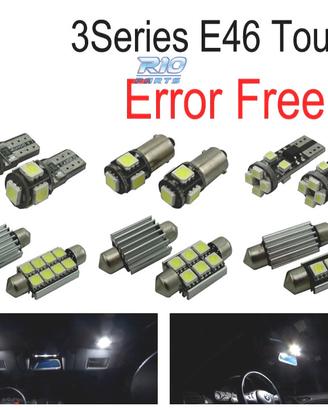 KIT 18 LAMPADE LED INTERNE BMW SERIE 3 E46 WAGON T