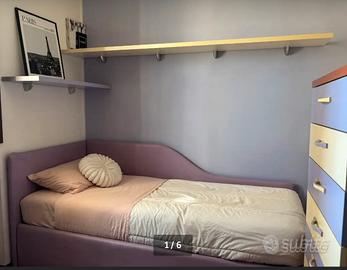 Letto con cassetto