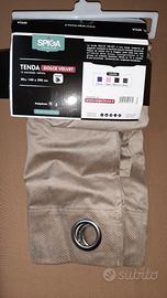Tende in vellutino beige 