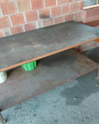 Grande banco da lavoro in ferro 200 × 110