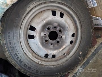 2 Cerchi cerchioni fiat panda 145/80 R13 