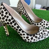 Scarpe tacco alto, a pois