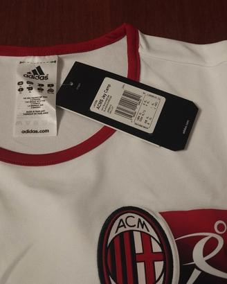maglia allenamento Milan nuova con etichetta 