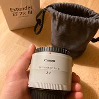 Moltiplicatore canon EF extender 2X mark 3