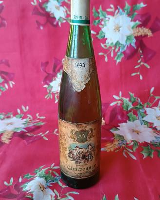 Bottiglia Vino da collezione CHARDONNAY 1983