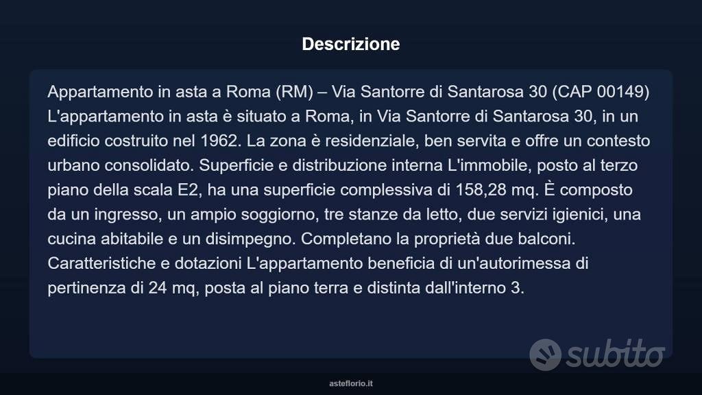Appartamento – Roma, Parrocchietta, Municipio Roma XI - Vista 4
