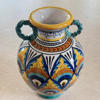 Splendido vaso Antica Deruta - maiolica Artistica