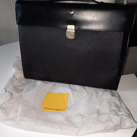 Borsa portadocumenti Mandarina Duck in pelle nera