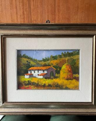 Quadro casa fienile
