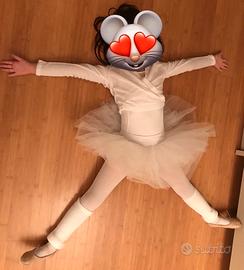 Danza classica set body, tutù  e scaldacuore