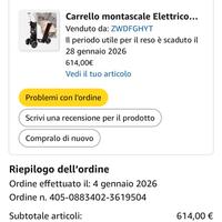 carrello montascale elettrico 