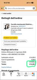 carrello montascale elettrico 
