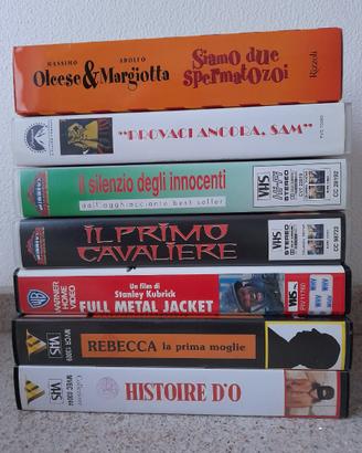 VHS originali vari film