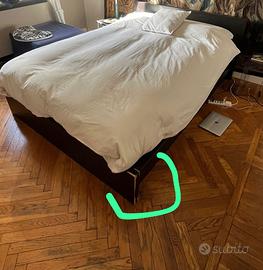  letto con cassettone contenitore ikea