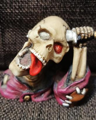Statue HORROR Bara Lapide RIP Scheletro Halloween