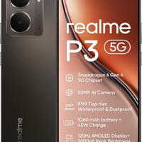 realme P3 5G Smartphone 12+512GB, Grigio Cometa