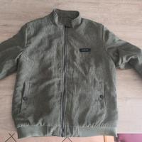 giubbotto in velluto verde 