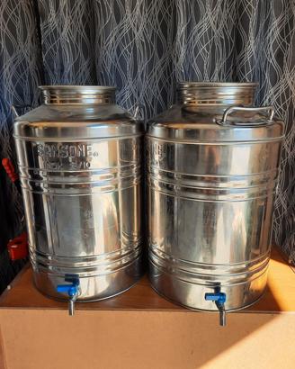 contenitori olio con rubinetto capacità 50 litri 