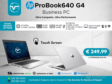 Hp ProBook 640 G4 i5-7200U 16Gb DDR4 256 M2 Nvme