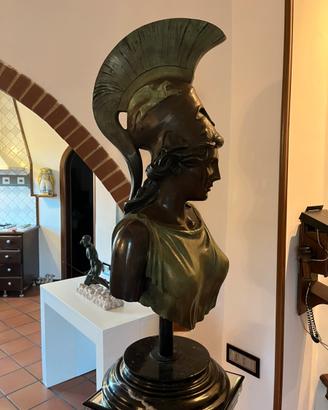 Dea Atena bronzo alta 1 metro (fonderia sommer)