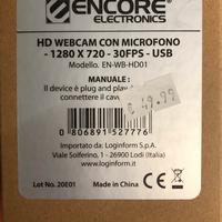 Hd webcam con microfono