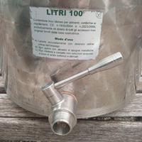 Contenitore acciaio inox 100 Litri