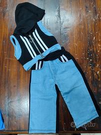 Completo Sportivo Bambina 18 Mesi - Made in Italy 
