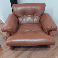 poltrone in pelle anni 70