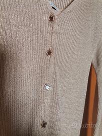 Twin set lurex Penny Black tg S bottoni gioiello 
