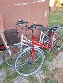 Coppia Biciclette da passeggio da revisionare 