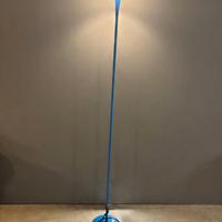 Lampada da terra Fontana Arte in metallo blu