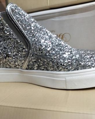 Scarpe argento donna