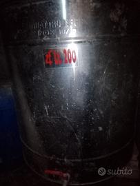 Contenitore alimenti liquidi 200 lt inox