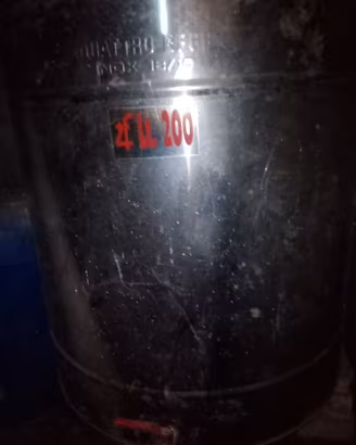 Contenitore alimenti liquidi 200 lt inox
