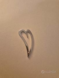 Ciondolo Design Moderno Cuore Stilizzato / Ala