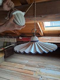 Lampadario in porcellana di Bassano del Grappa