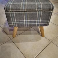 poggiapiedi puff contenitore 