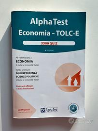 Alpha Test Economia Tolc-E - ISBN  9788848323338
