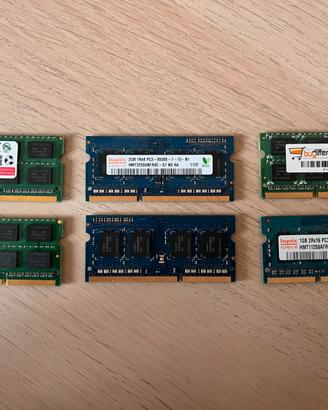 RAM DDR3 SODIMM PC3-8500 MacBook PC portatili